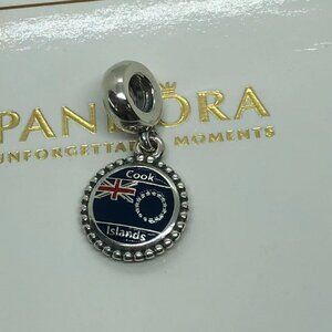 ✨🔥Pandora Flag of the Cook Islands Exclusive Dangle charm